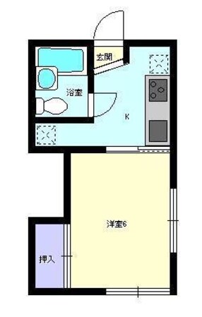 横森ハイツの物件間取画像